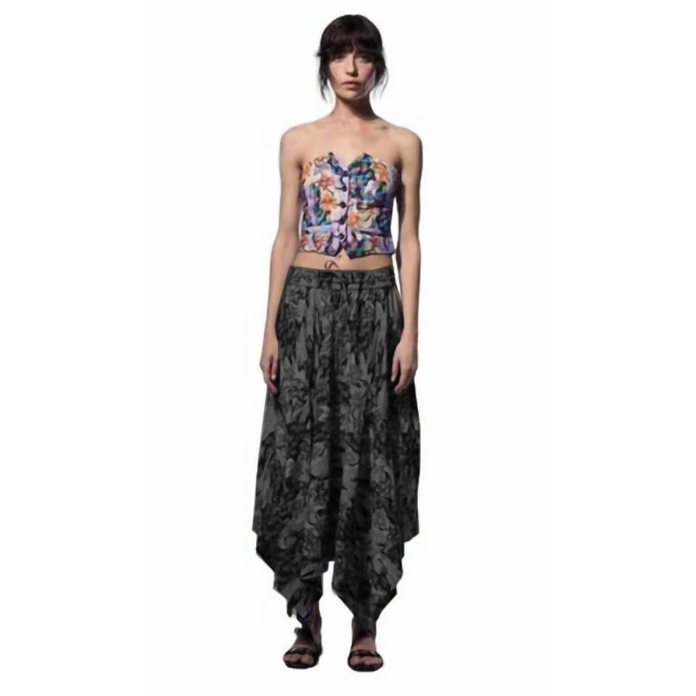 Maria Cher floral strapless corset Areco Virna top